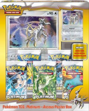 Boosters Anglais Platinum Arceus - Poster Box G�ante