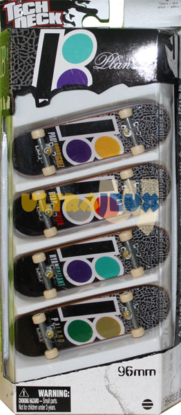 Coffrets de Finger Skate 4 Pack - Plan B - Noir