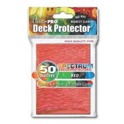 Prot�ges Cartes Format JAP Ultra Pro - Dos Spectrum Rouge