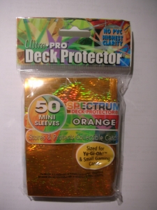 Prot�ges Cartes Format JAP Ultrapro - Dos Spectrum Orange