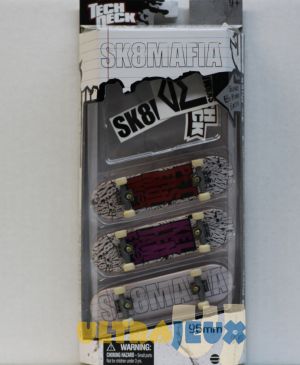 Coffrets de Finger Skate 3 Finger Skate + Stickers Sk8mafia