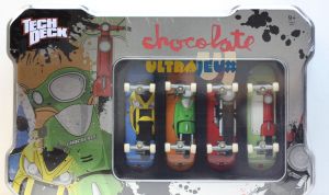 Coffrets de Finger Skate Collector Boite Metal Collector - Chocolate