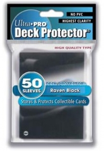 Prot�ges Cartes Deck Protector Ultrapro - Raven Black (couleur Noire Par 50)