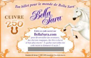 Tickets Ticket Bella Sara Fleurs Du Soleil - Cuivre