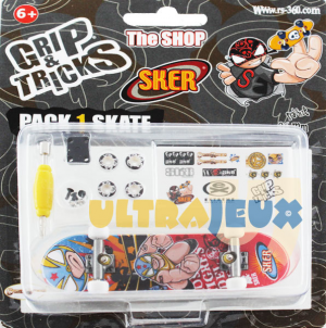 1 Pack Grip & Tricks 1 Finger Skate + Accessoires W Sker