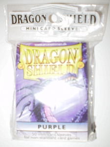 Prot�ges Cartes Format JAP Dragon Shield Violet