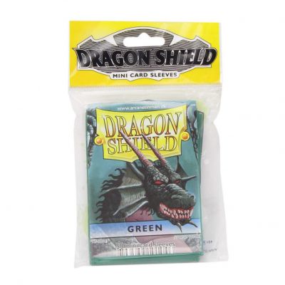 Prot�ges Cartes Format JAP Dragon Shield Vert