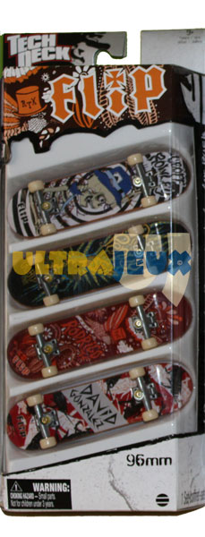 Coffrets de Finger Skate 4 Pack - Flip