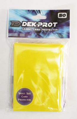Prot�ges Cartes Format JAP Deck Prot - Jaune