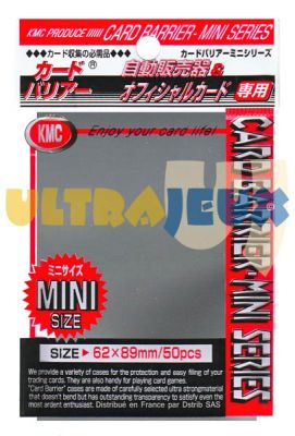 Prot�ges Cartes Format JAP Kmc - Mini Silver ( Argent )