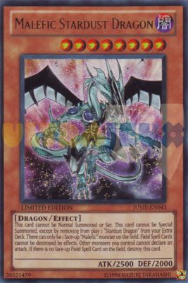Cartes Sp�ciales Malefic Stardust Dragon ( Dragon De La Poussi�re D'�toile Corrompu )