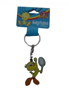 Portes cl�s Porte Cl�s Titi "fait Du Tennis"  (m�tal)