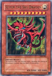 Cartes Cr�atures Sp�ciales Slifer The Sky Dragon (les 3 Dieux Egyptiens)