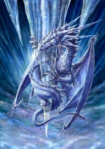 Prot�ges Cartes Format JAP Dragon Des Glaces