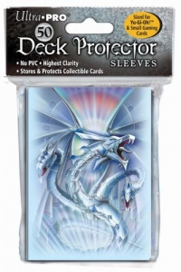 Prot�ges Cartes Format JAP Ultra Pro - Dragon De Diamant Bleu