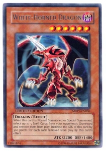 Cartes Cr�atures Sp�ciales White-horned Dragon