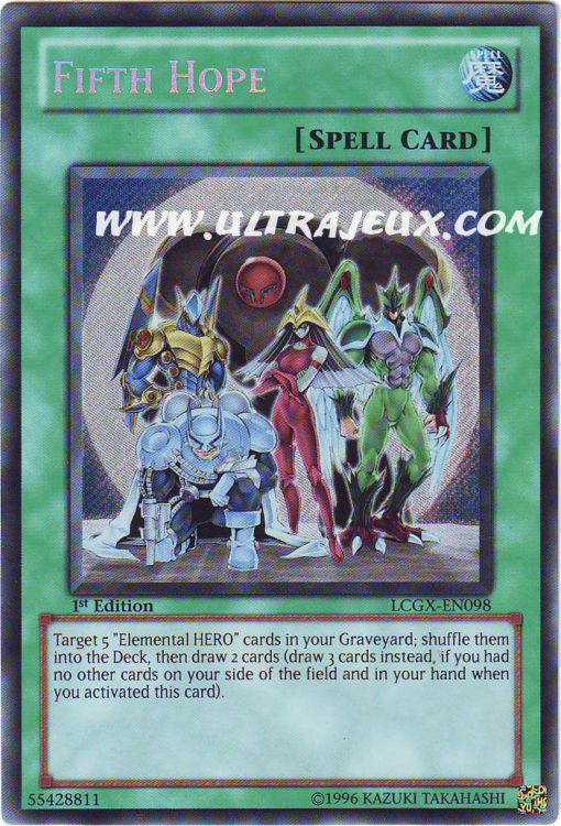 Carte Yu Gi Oh Fifth Hope Lcgx En098