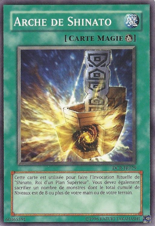 Carte Yu Gi Oh COMMUNE Arche De Shinato DCR-FR029 