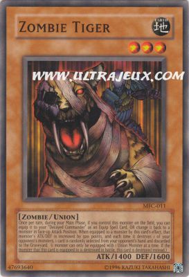 Zombie Tiger de l'�dition Magician's Force