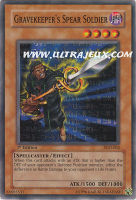 Gravekeeper's Spear Soldier de l'�dition Pharaonic Guardian