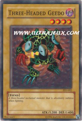 Three-Headed Geedo de l'�dition Pharaoh's Servant