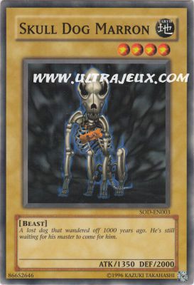Skull Dog Marron de l'�dition Soul Of The Duelist