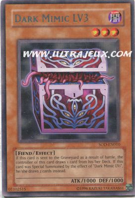 Dark Mimic LV3 de l'�dition Soul Of The Duelist