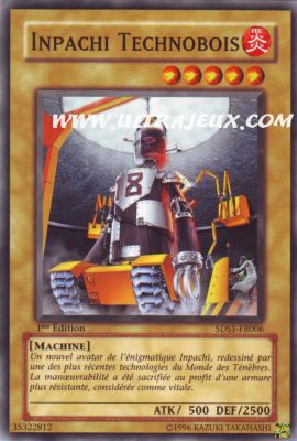 Inpachi Technobois de l'�dition Deck de D�marrage 5D's