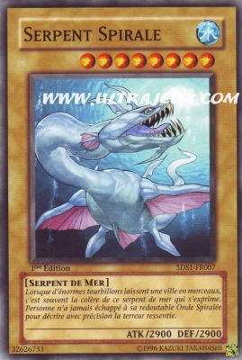 Serpent Spirale de l'�dition Deck de D�marrage 5D's