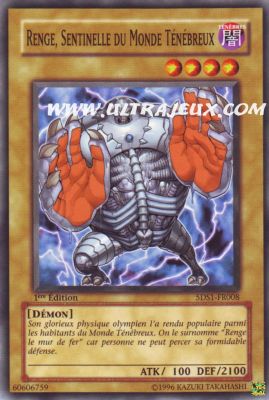 Renge, Sentinelle Du Monde T�n�breux de l'�dition Deck de D�marrage 5D's