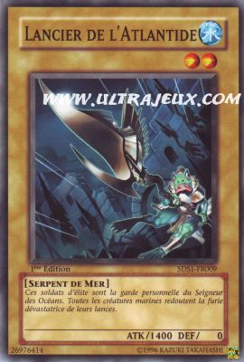 Lancier De L'atlantide de l'�dition Deck de D�marrage 5D's