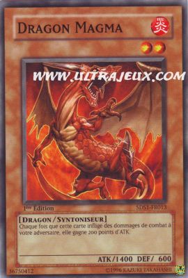Dragon Magma de l'�dition Deck de D�marrage 5D's