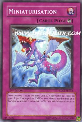Miniaturisation de l'�dition Deck de D�marrage 5D's