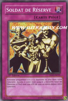 Soldat De R�serve de l'�dition Deck de D�marrage 5D's