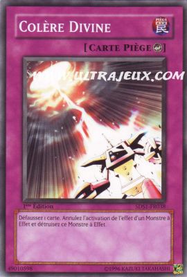 Col�re Divine de l'�dition Deck de D�marrage 5D's