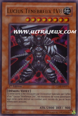 Lucius T�n�breux Lv8 de l'�dition L'Impact des Cybert�n�bres