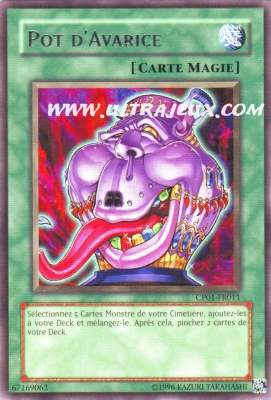 Pot D'avarice de l'�dition Paquet du Champion 1
