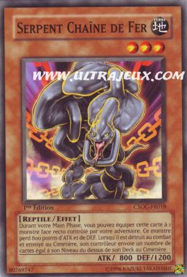 Serpent Cha�ne De Fer de l'�dition La Crois�e Du Chaos
