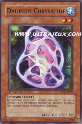 Dauphin Chryslide de l'�dition Pack du Duelliste Jaden Yuki 2