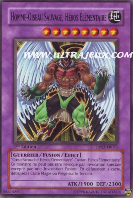 Homme-oiseau Sauvage, Heros Elementaire de l'�dition Pack du Duelliste Jaden Yuki 2