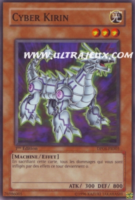 Cyber Kirin de l'�dition Pack du Duelliste Zane