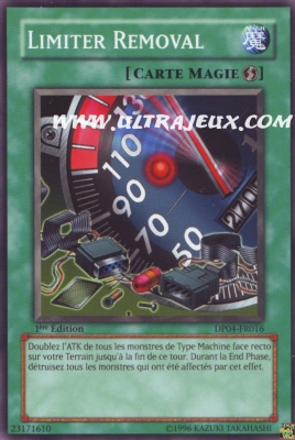 Limiter Removal de l'�dition Pack du Duelliste Zane