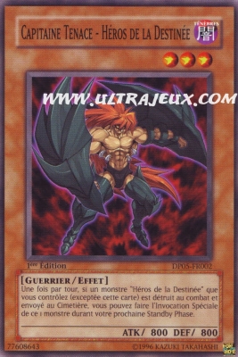 Capitaine Tenace - Heros De La Destinee de l'�dition Pack du Duelliste Aster Phoenix