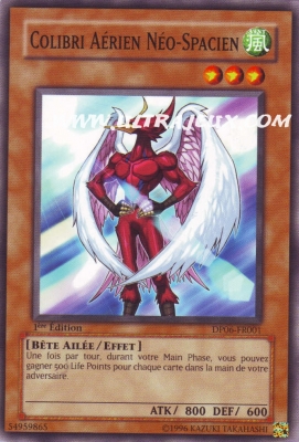 Colibri A�rien N�o-spacien de l'�dition Pack du Duelliste Jaden Yuki 3