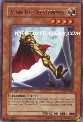 Capitaine Dor�, H�ros �l�mentaire de l'�dition Pack du Duelliste Jaden Yuki 3