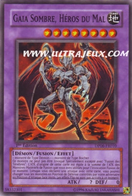 Gaia Sombre, H�ros Du Mal de l'�dition Pack du Duelliste Jaden Yuki 3