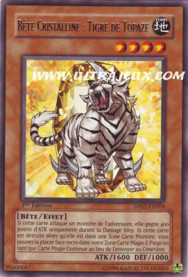 B�te Cristalline : Tigre De Topaze de l'�dition Pack du Duelliste Jessie Anderson