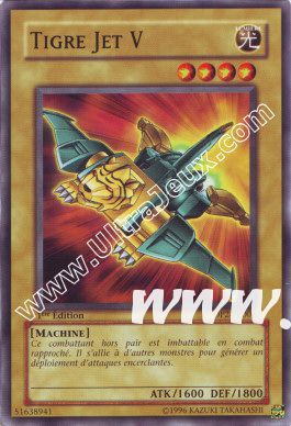 Tigre Jet V de l'�dition Pack du Duelliste Chazz Princeton