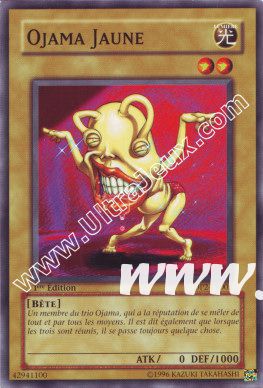 Ojama Jaune de l'�dition Pack du Duelliste Chazz Princeton