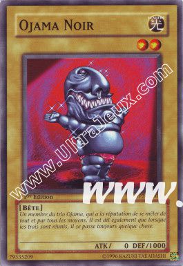 Ojama Noir de l'�dition Pack du Duelliste Chazz Princeton